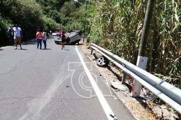 Grave vuelco de un vehículo en Gran Canaria/TA.
